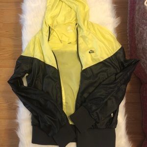 *CLOSET CLOSING* Neon Yellow Nike Windbreaker